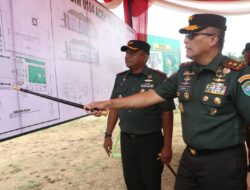 Pangdam IM Letakkan Batu Pertama Pembangunan Kodim Persiapan Aceh Timur