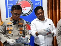 Barang Bukti 5.295 Gram, Polres Aceh Timur Berhasil Ungkap Pelaku Tindak Pidana Penyalahgunaan Narkotika