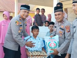 Polsek Julok Santuni 30 Anak Yatim