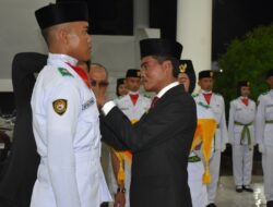 Pj. Walikota Langsa Kukuhkan Anggota Paskibra Tahun 2024