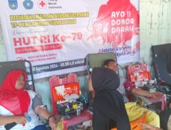 Terkumpul 5 Kantong, Pemerintah Gampong Sungai Pauh Gelar Donor Darah