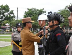 Antisipasi Gangguan Kamtibmas, Pj. Walikota Langsa Jadi Inspektur Apel Pasukan Operasi Mantap Praja Seulawah